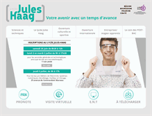 Tablet Screenshot of lycee-juleshaag.fr